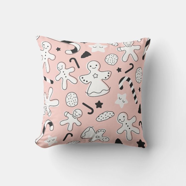 Create Your Own Gingerbread Cookies Cushion (Front)