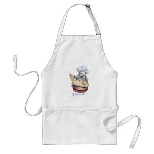 Create Your Own Gnome Baker Mixing Dough Standard Apron
