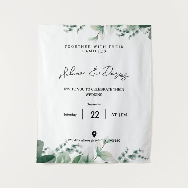 Create Your Own Go Green Tapestry (Front)