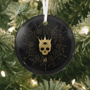 Create Your Own Gold Arcane Empress Tarot Glass Tree Decoration