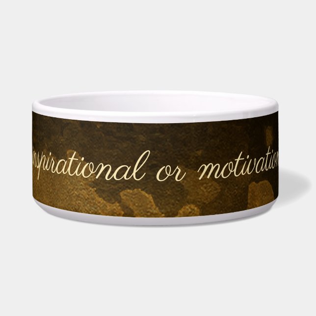 Create Your Own Gold Fairy Dust Quote (Front)