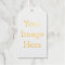 Create Your Own Gold Foil Matte Gift Tag