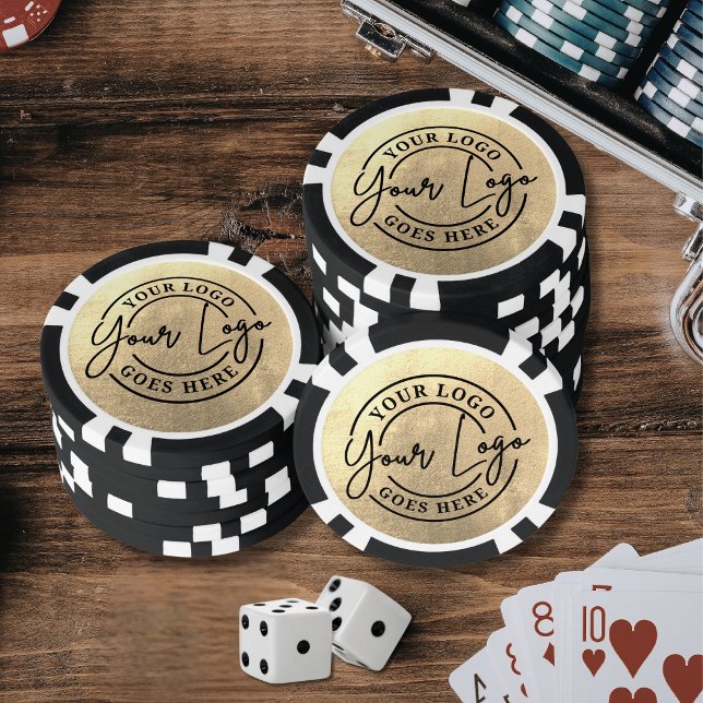 Create Your Own Gold Logo Poker Chips (Create Your Own Gold Logo Poker Chips)