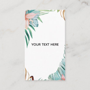 Create Your Own Golden White Elegant Business Card
