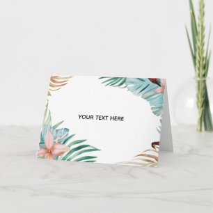 Create Your Own Golden White Elegant Thank You Card