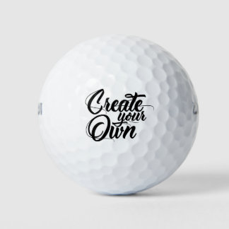 Create Your Own Golf Balls