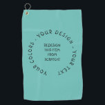 Create Your Own Golf Towel<br><div class="desc">Create your own custom party,  baby shower,  wedding and event favours,  custom colour craft supplies,  personalised gifts for any occasion,  fun stuff and more. Visit Atomic Babies on Zazzle to view our entire collection.</div>