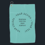 Create Your Own Golf Towel<br><div class="desc">Create your own custom party,  baby shower,  wedding and event favours,  custom colour craft supplies,  personalised gifts for any occasion,  fun stuff and more. Visit Atomic Babies on Zazzle to view our entire collection.</div>