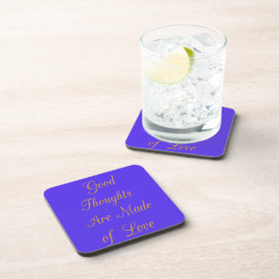 Create Your Own Good Thoughts With Love Coaster