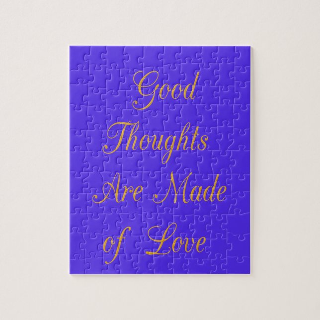 Create Your Own Good Thoughts With Love  Jigsaw Puzzle (Vertical)