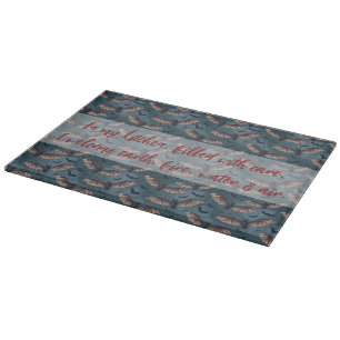Create Your Own Gothic Bats Blue Cutting Board