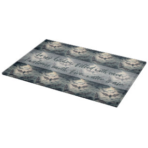 Create Your Own Gothic Bats Moonlight Cutting Board