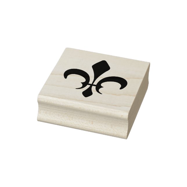 Create Your Own Gothic Fleur De Lis Rubber Stamp (Stamp)