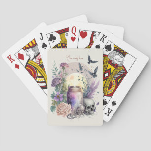 Create Your Own Gothic Roses Playing Cards