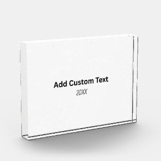 Create Your Own Grade A Acrylic Photo Block