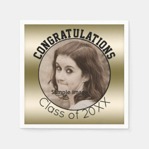 Create Your Own Graduation Personalised Photo Napkin