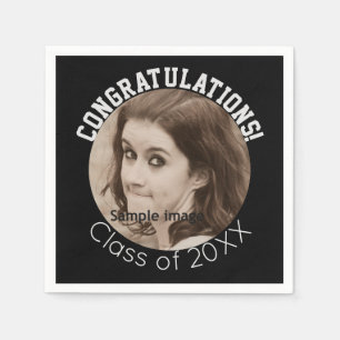 Create Your Own Graduation Personalised Photo Napkin