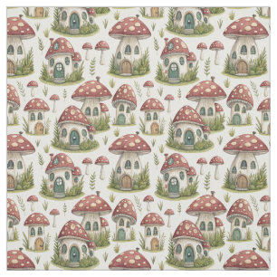 Create Your Own Grassy Fly Agaric Fairy Houses Fabric