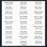 Create your own Guest Name and Address<br><div class="desc">Create your own Guest name and address sticker list for wedding,  graduation,  parties,  party,  baby shower,  office etc</div>