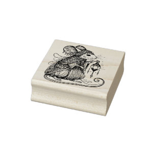 Create Your Own Gypsy Mouse Seer Rubber Stamp