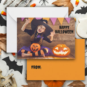 Create Your Own Halloween Classroom Card