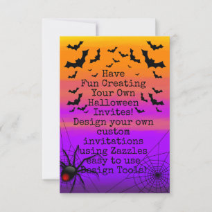 Create Your Own Halloween Party Invitations