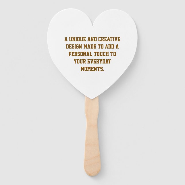 Create Your Own Hand Fan (Front)