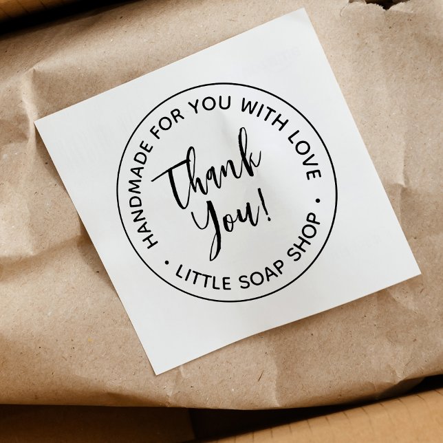 Create Your Own Handmade Thank You Rubber Stamp (Creator Uploaded)