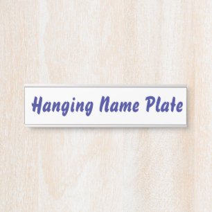Create Your Own Hanging Name Plate