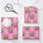 Create Your Own Happy Birthday Family Photo Wrapping Paper Sheet<br><div class="desc">Create Your Own Happy Birthday Family Photo Wrapping Paper Sheets</div>
