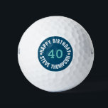 Create your Own Happy Birthday Gift Golf Balls<br><div class="desc">Create your Own Happy Birthday Gift Golf Balls. Easily add your own name and text to make a fun birthday gift for friends or family as a dad,  husband,  grandpa or uncle</div>