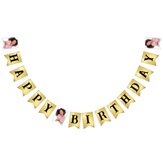Create Your Own Happy Birthday to You Photo Bunting (All)