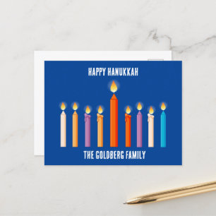 Create Your Own Happy Hanukkah  Postcard