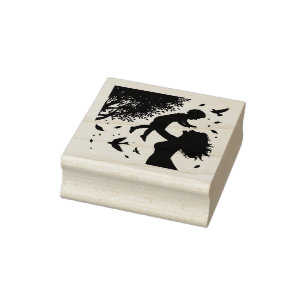 Create Your Own Happy Mother Child Nature Rubber Stamp