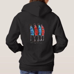 create your own: Happy People Maasai Warriors Walk Hoodie