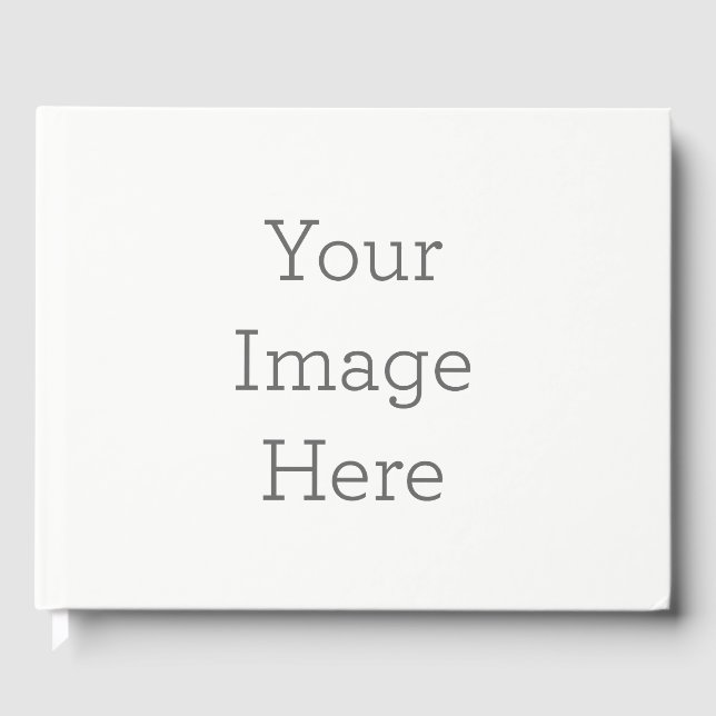 Guestbook Size: 26.7 cm × 21 cm , Paper: Lined White 70# Uncoated Text (Front)