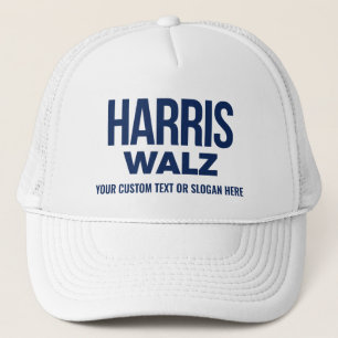Create Your Own Harris Walz 2024 Trucker Hat