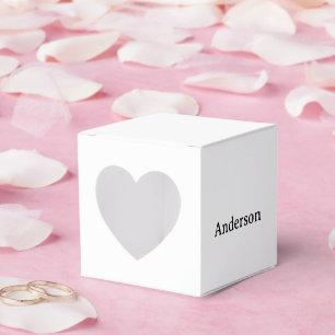 Create Your Own Heart 2" x 2" x 2" Favour Box