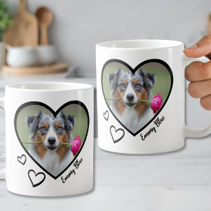 Create your Own Heart Photo Coffee Mug