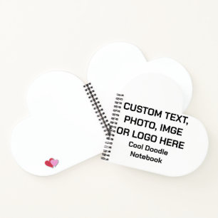 Create Your Own Heart Shaped Diary Notebook