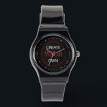 Create Your Own Hebrew Watch, Personalised / Photo Watch<br><div class="desc">Watch (HEBREW Numerals): Create Your Own - personalised professional branded item with custom logo / photo and easy further adjustments by adding text,  background colours or more images. Simple way to personalise your business,  create cool gifts for your family & friends for every occasion.</div>