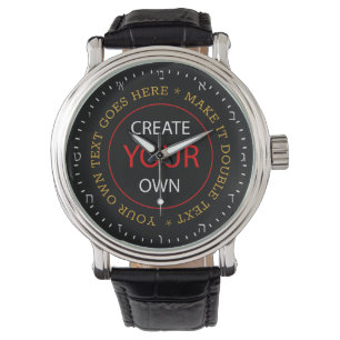 Create Your Own Hebrew Watch, Personalised / Photo Watch