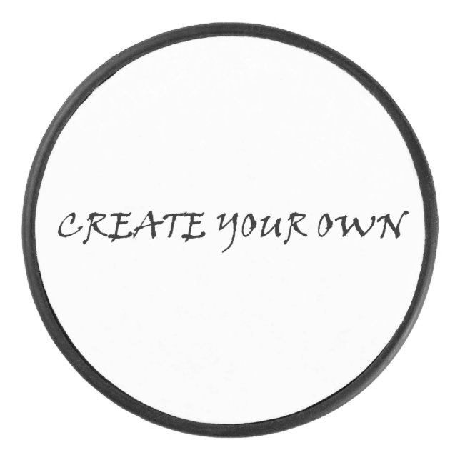 Create your own hockey puck (Front)