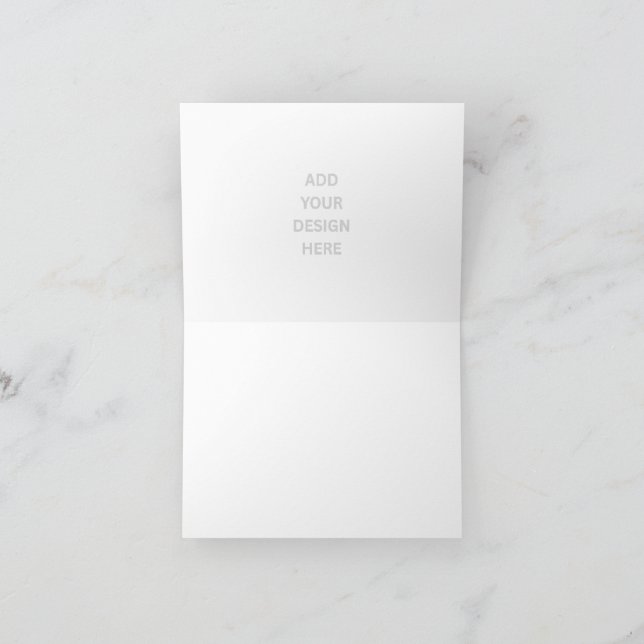 Create Your Own Horizontal Small Folded Invitation (Inside)