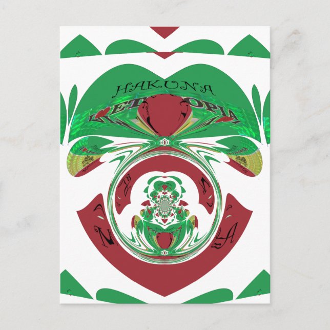 Create your own I love Beautiful Ethiopia Postcard (Front)