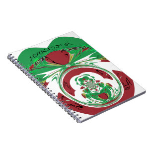 Create your own I love Beautiful Ethiopia Spiral Notebook