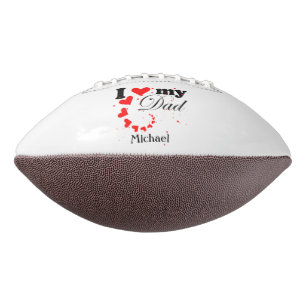 Create your own I love my Dad Football