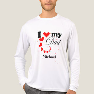 Create your own I love my Dad Tri-Blend Shirt