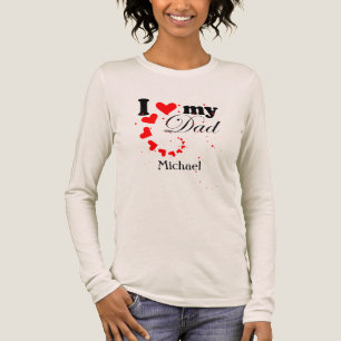 Create your own I love my Dad Tri-Blend Shirt