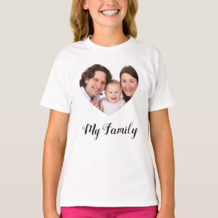 Create Your Own I love My family Valentine's Day T-Shirt